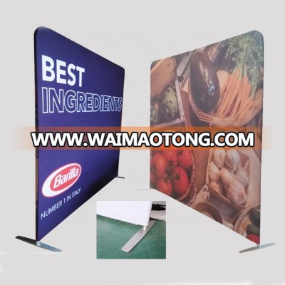 Single sided aluminum tension fabric display backdrop banner stand