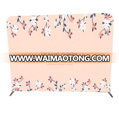 Customized tension fabric backdrop banner stand for trade show