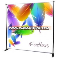 10ft Adjustable Big Pole Aluminum Telescopic Jumbo Tube Frame Fabric Printed Backdrop Stand