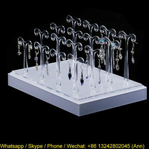 Pop Clear Acrylic Earring, Necklace Display Stand